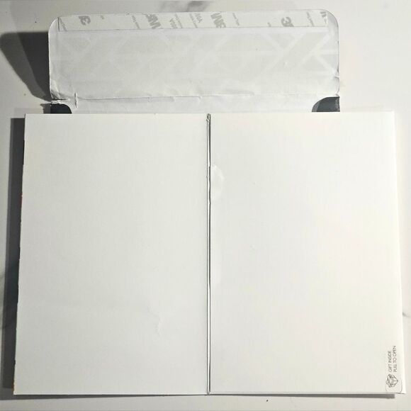 ZOX FLORAL GREETING CARD AND ENVELOPE no band COLLECTIBLE - Picture 4 of 9